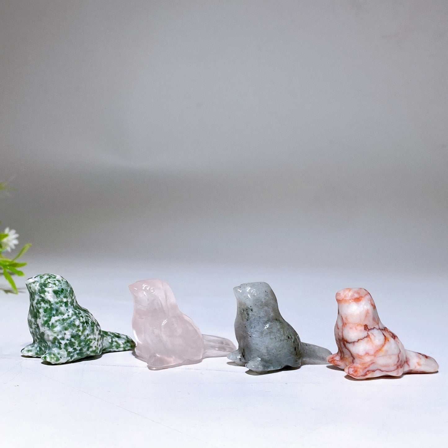 1.7" Crystal Bird Carving Crystal Healing Bulk Wholesale