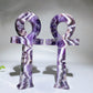 7.6" Dream Amethyst Anka Carving Crystal healing Bulk Wholesale