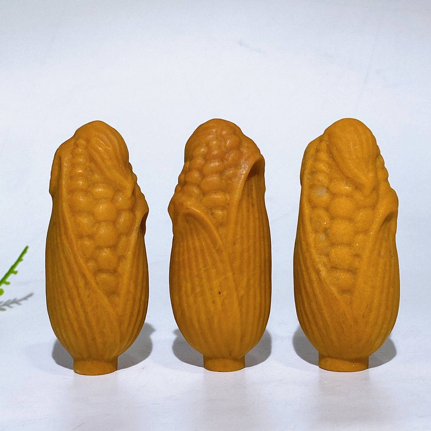 2.4" Yellow Jade Corn Vegetable Carving Crystal Healing Bulk Wholesale