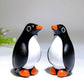 2.4" Black Obsidian Penguin Carving with Printing Crystal Healing Bulk Wholesale