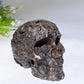 3.5" Black Obsidian Yooperlite Skull Carving Crystal Healing Bulk Wholesale