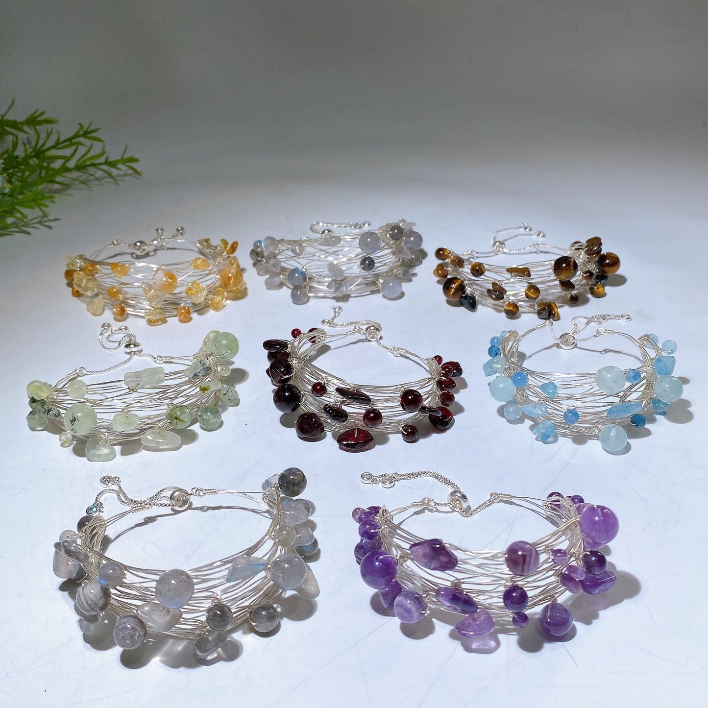 Adjustable Crystal Bracelet Crystal Healing Bulk Wholesale