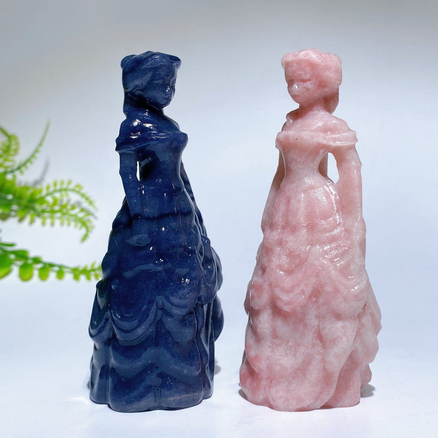 3.9" Natural Crystal Princess Carving Crystal Healing Bulk Wholesale