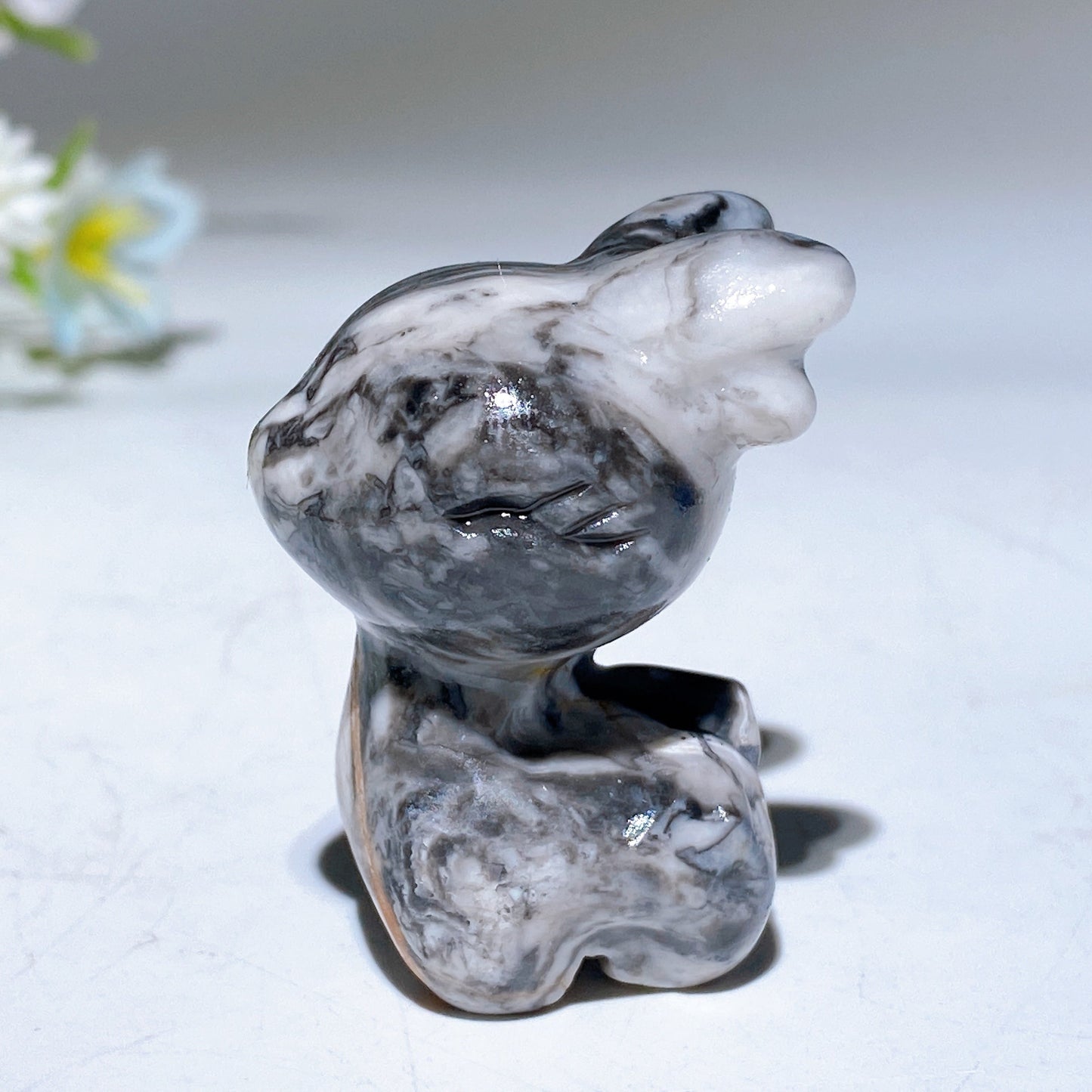 1.5" Crystal Deer Carving Crystal Healing Bulk Wholesale