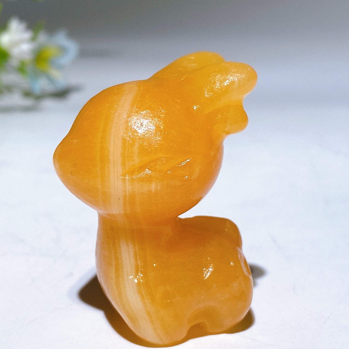 1.5" Crystal Deer Carving Crystal Healing Bulk Wholesale