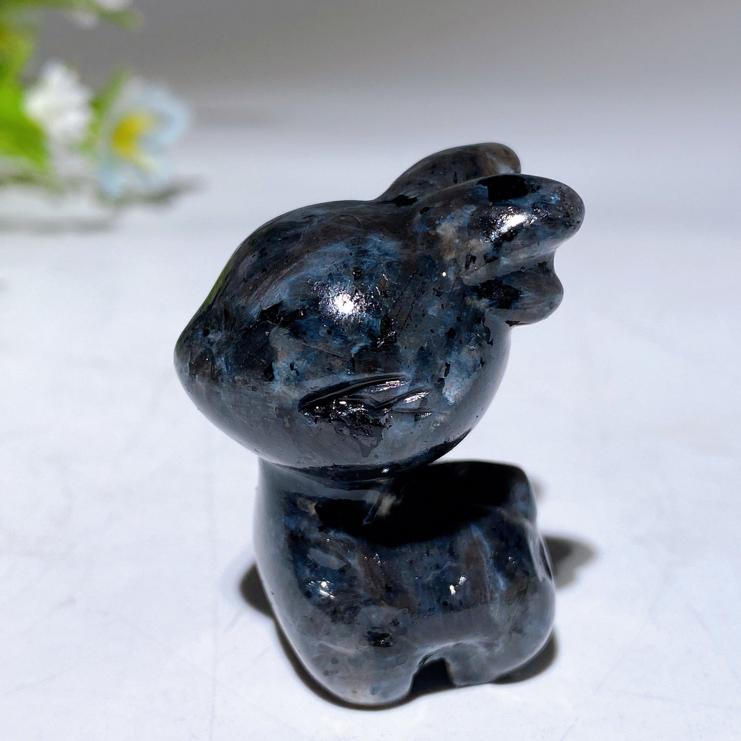 1.5" Crystal Deer Carving Crystal Healing Bulk Wholesale