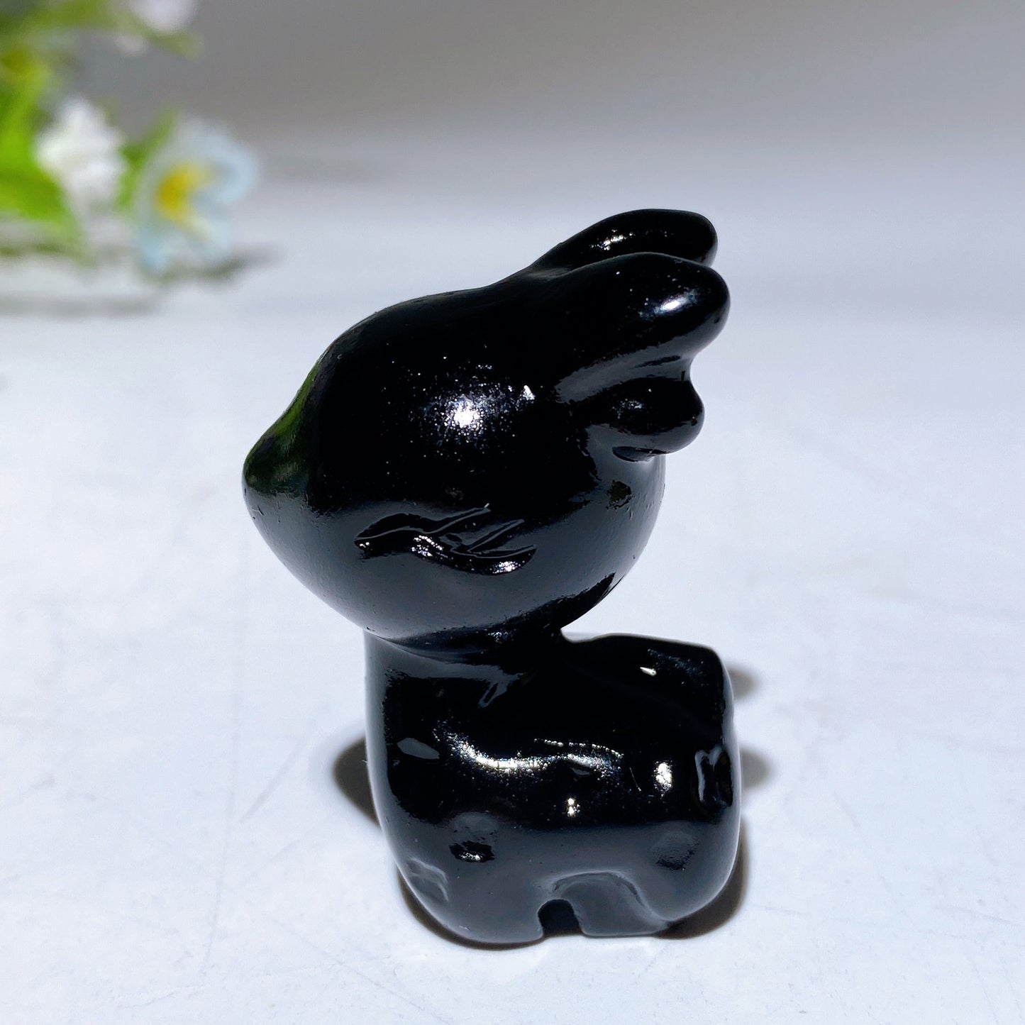 1.5" Crystal Deer Carving Crystal Healing Bulk Wholesale