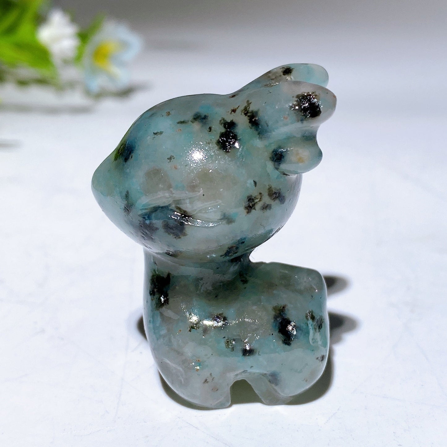 1.5" Crystal Deer Carving Crystal Healing Bulk Wholesale