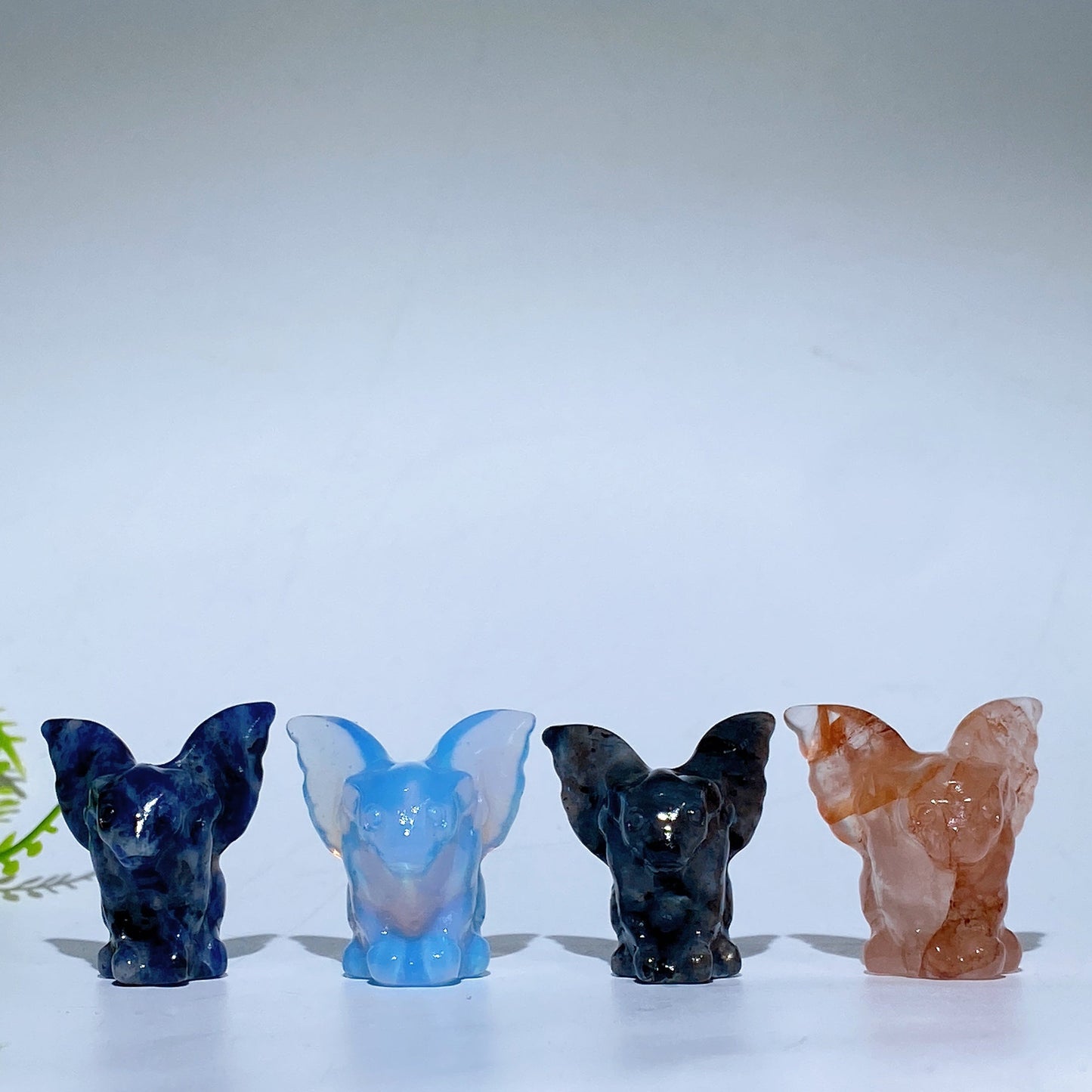 1.2" Natural Carystal Gargoyle Carving Crystal Healing Bulk Wholesale
