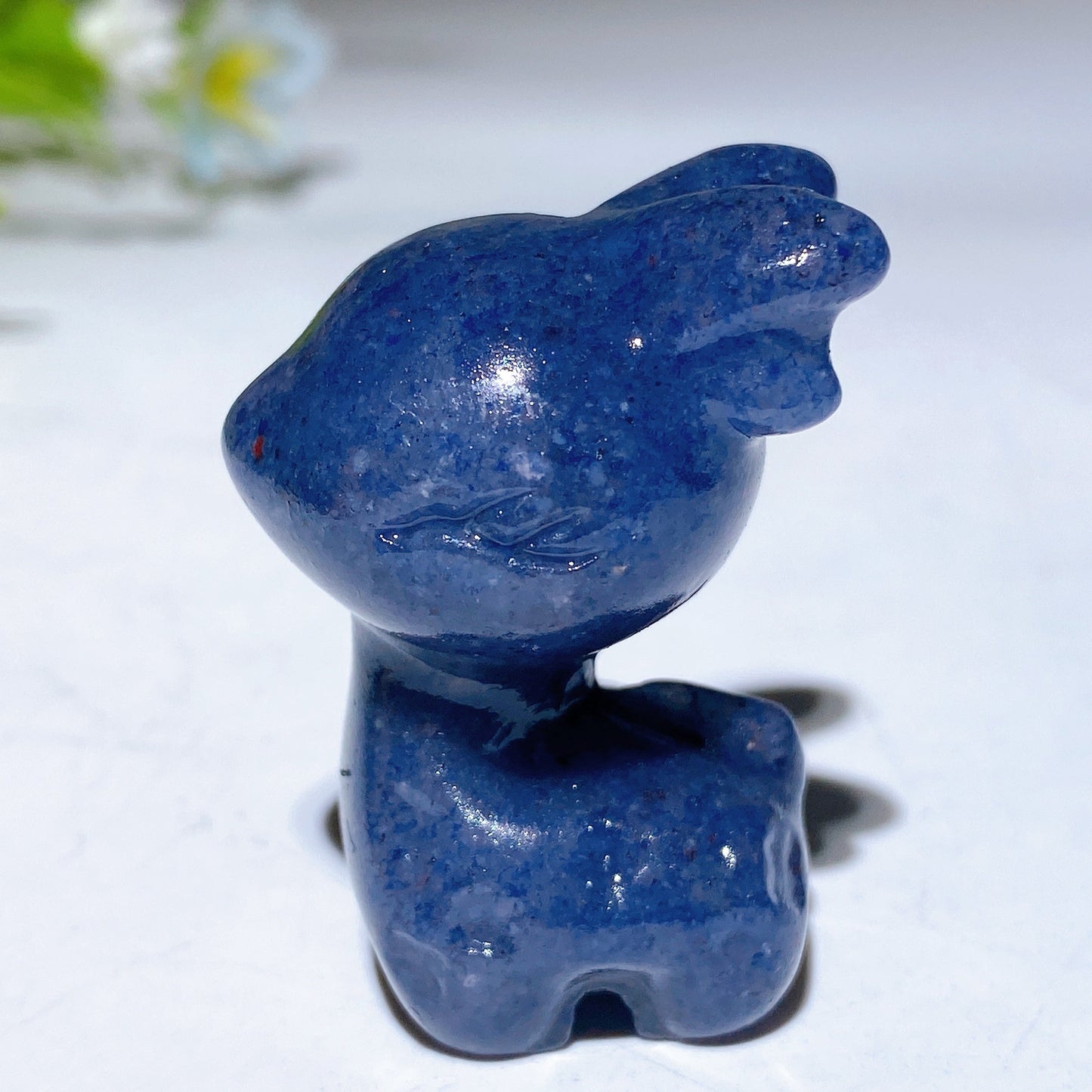 1.5" Crystal Deer Carving Crystal Healing Bulk Wholesale