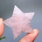 1.9" Natural Rose Quartz Star Carving Crystal Healing Bulk Wholesale