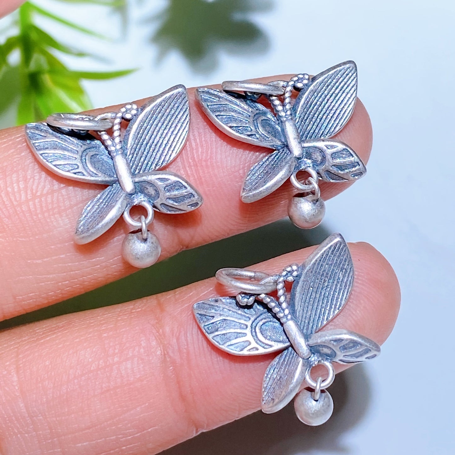 S925 Silver Carving for Jewelry DIY  Crystal Healing Bulk Wholesale