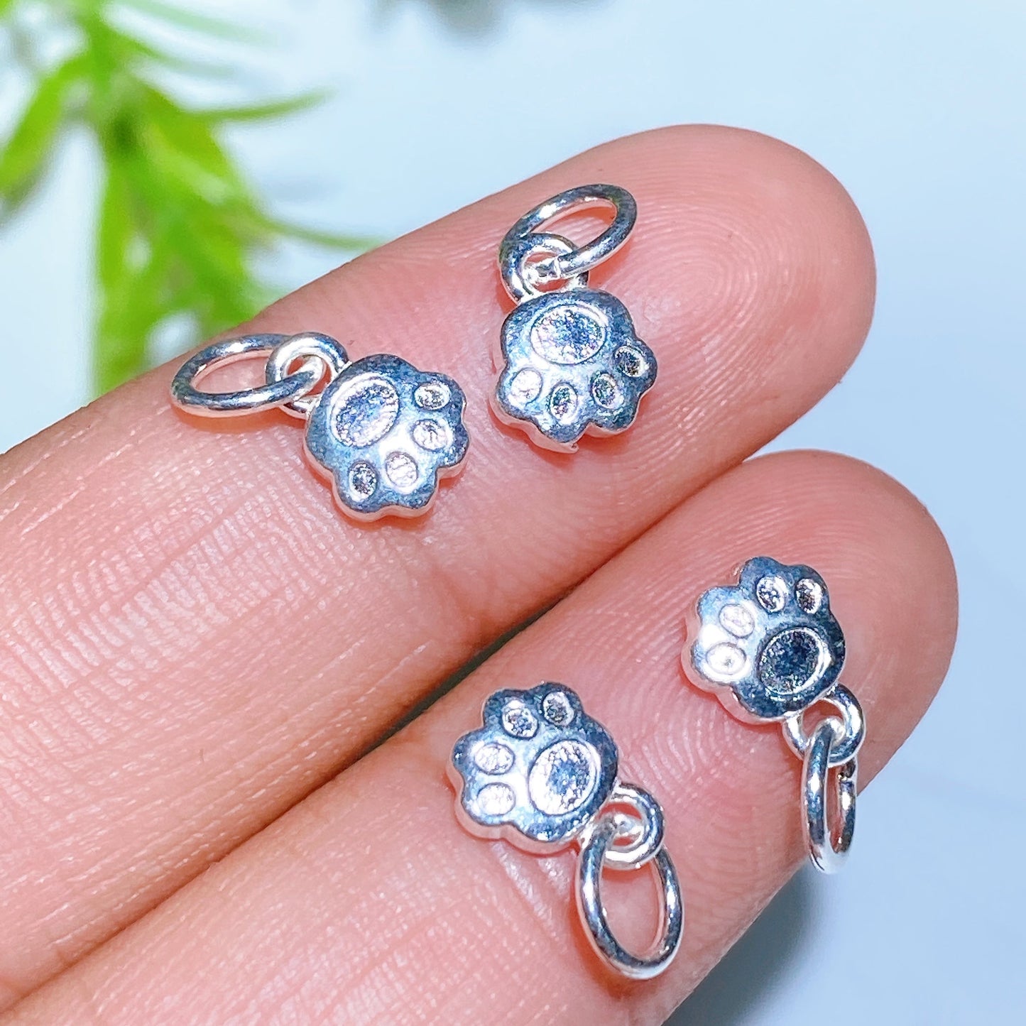 S925 Silver Carving for Jewelry DIY  Crystal Healing Bulk Wholesale