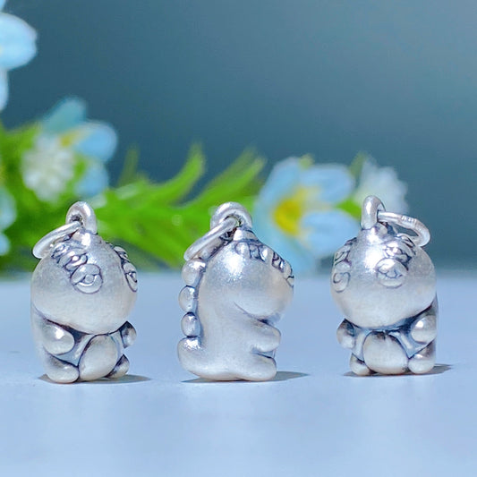 S925 Silver Carving for Jewelry DIY  Crystal Healing Bulk Wholesale