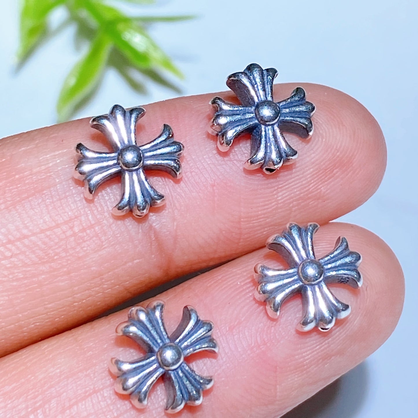 S925 Silver Carving for Jewelry DIY  Crystal Healing Bulk Wholesale