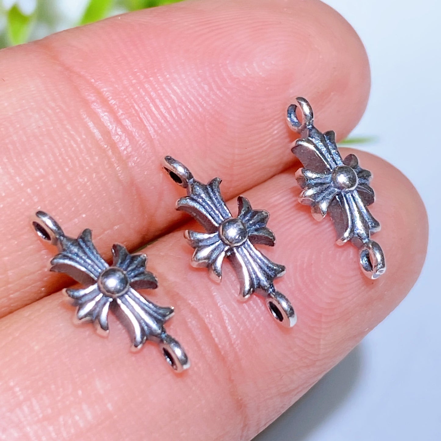 S925 Silver Carving for Jewelry DIY  Crystal Healing Bulk Wholesale