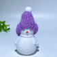 2.2" White Jade Snowman Carving with Cap Crystal Healing Bulk Wholesale