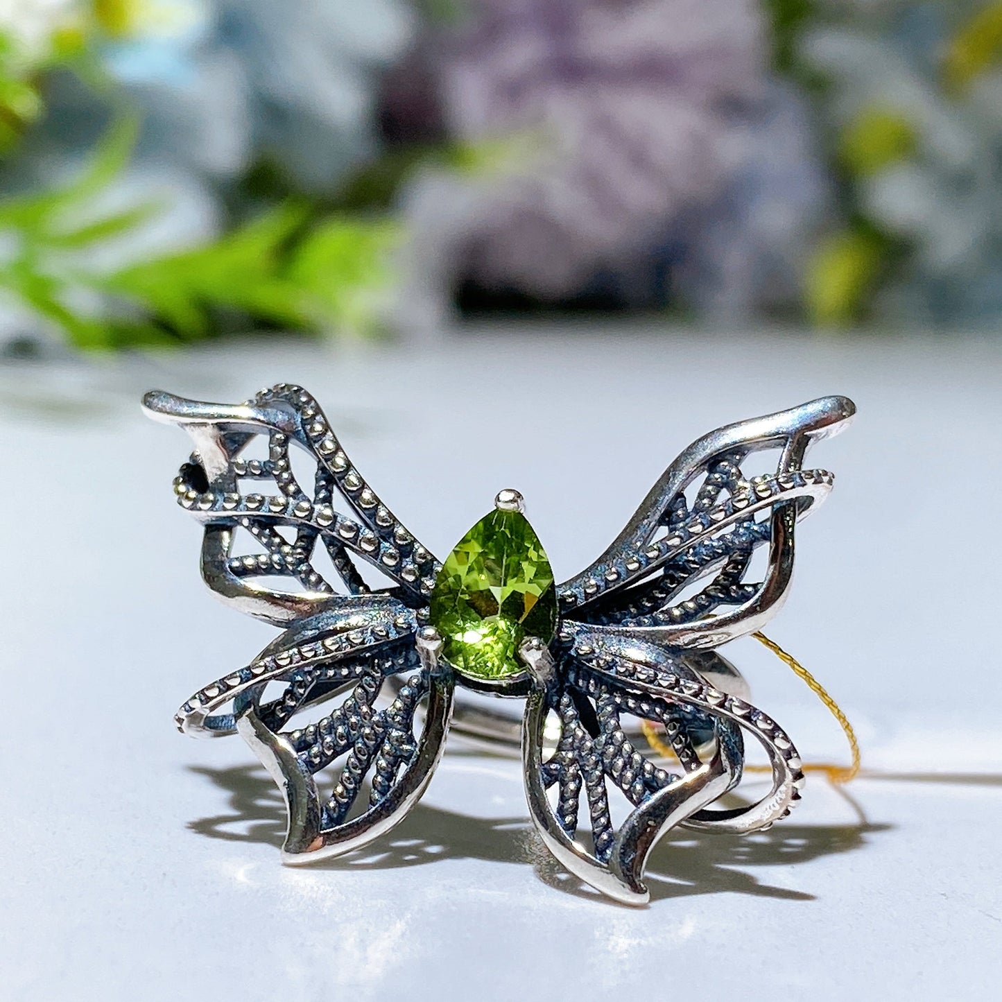 S925 Crystal Ring Crystal Healing Bulk Wholesale
