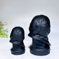 2.8"-4.0" Black Obsidian Chain Saw Massacre Carving Crystal Healing Bulk Wholesale