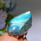 1.2"-1.7" Irregular Shape Labradorite Ring Crystal Healing Bulk Wholesale