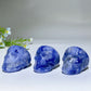 1.8" UV Reactive Sodalite Skull Carving Crystal Healing Bulk Wholesale