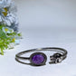 Metal Skull Crystal Bangle Crystal Healing Bulk Wholesale