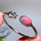 Metal Skull Crystal Bangle Crystal Healing Bulk Wholesale