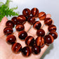 20mm Red Tiger's Eye Bracelet Crystal Healing Bulk Wholesale