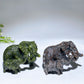3.4" Hand Carved Natural Serpentine Yooperlite Elephant Crystal Healing Bulk Wholesale