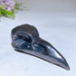 3.8" Schungite Raven Skull Carving Crystal Healing Bulk Wholesale