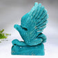 18cm Hand Carved Natural Amazonite Eagle Crystal Healing Bulk Wholesale