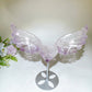 Crystal Heart Wings Carving with Stand Crystal Healing Bulk Wholesale