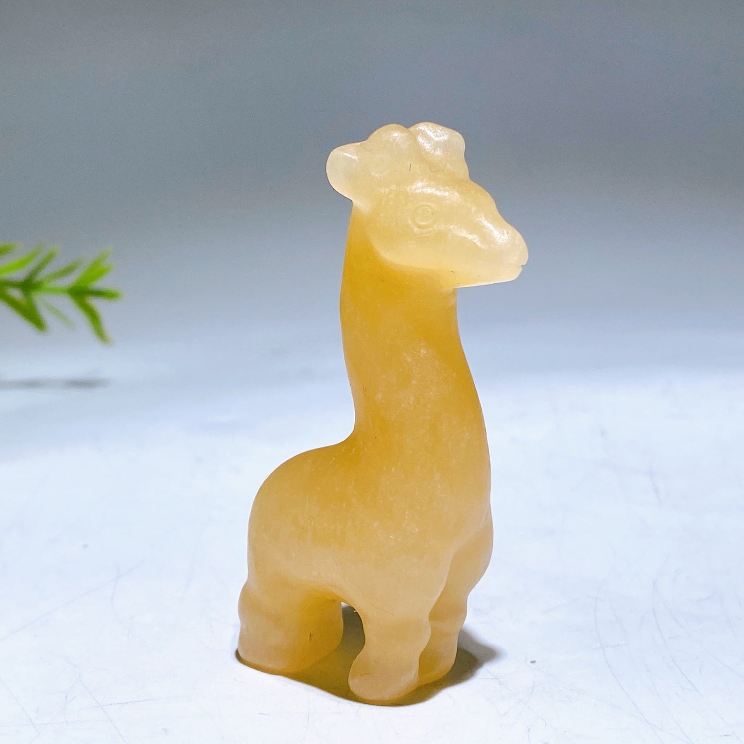 2.4" Natural Crystal Giraffe Carving Crystal Healing Bulk Wholesale