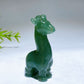 2.4" Natural Crystal Giraffe Carving Crystal Healing Bulk Wholesale