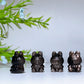 Silver Obsidian Fluorite Labubu Carving Crystal Healing Bulk Wholesale