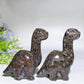 4.9" UV Reactive Yooperlite Dinosaur Carving Crystal Healing Bulk Wholesale