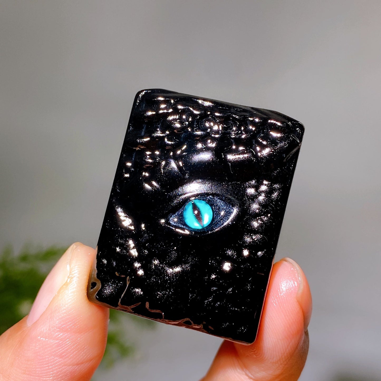 1.6" Natural Crystal Dragon Book Carving Crystal Healing Bulk Wholesale