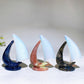 3.0" Crystal Sailboat Carving Crystal Healing Bulk Wholesale