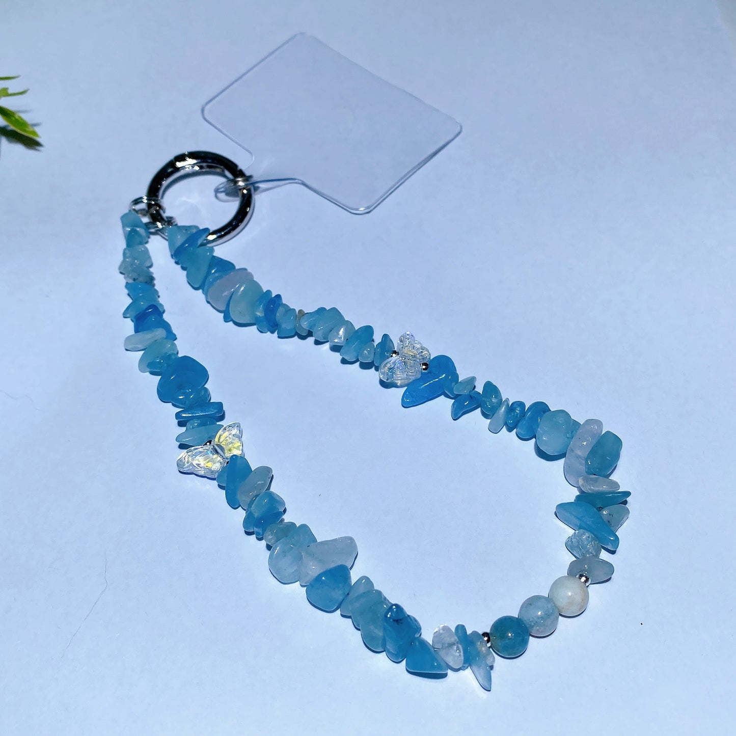 15cm Natural Gemstone Crystal Chips Phone Charm Crystal Healing Bulk Wholesale