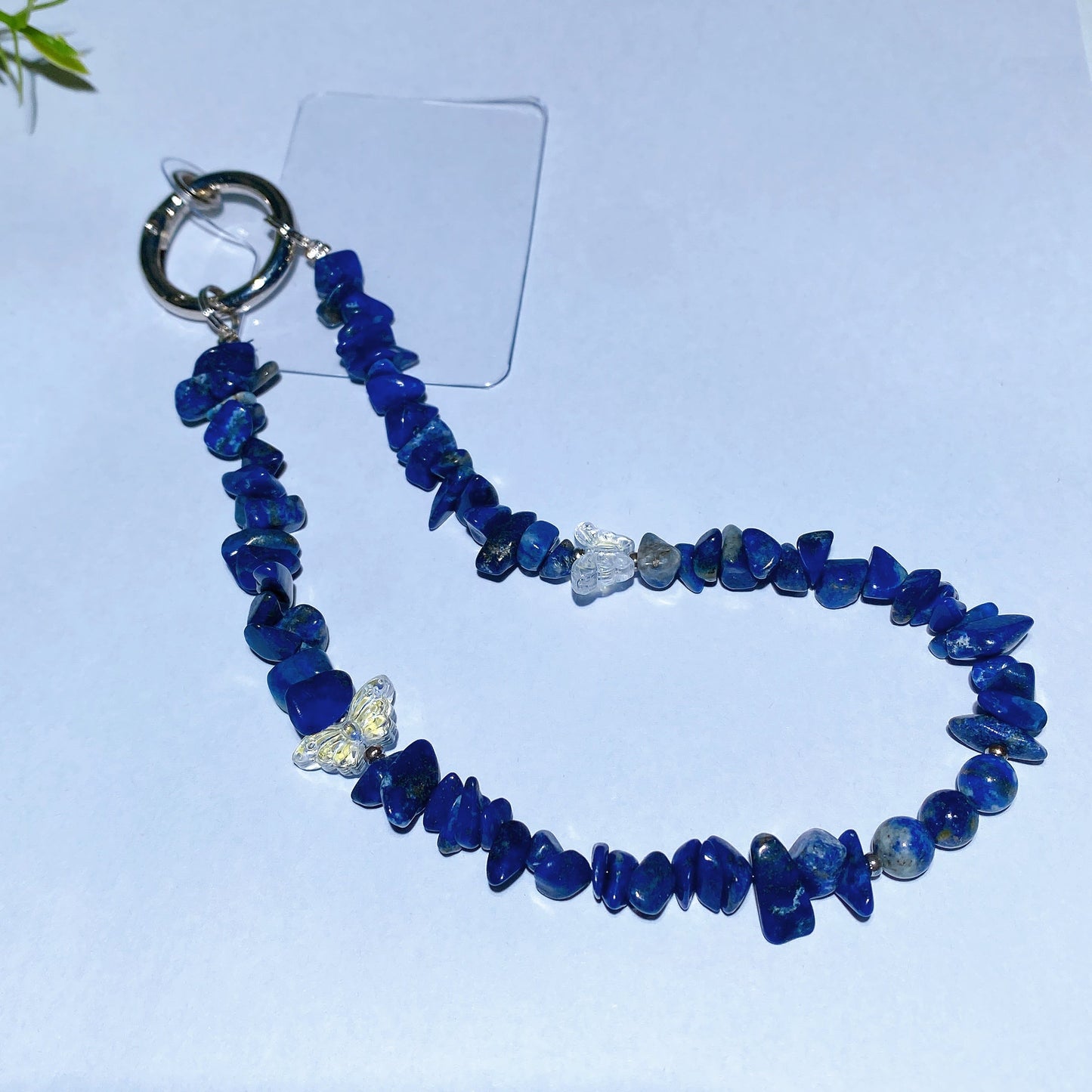 15cm Natural Gemstone Crystal Chips Phone Charm Crystal Healing Bulk Wholesale