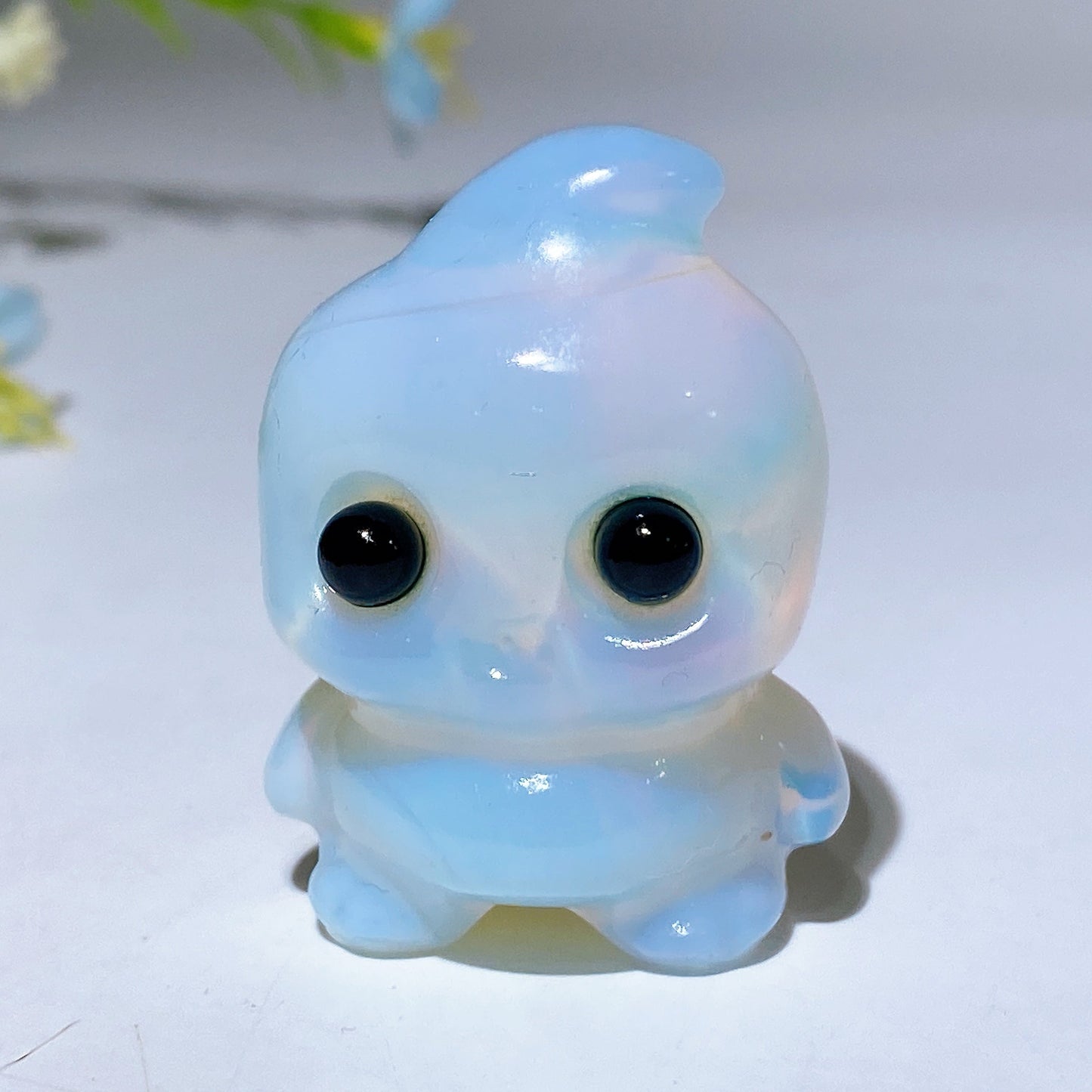 1.6" Crystal Baby Ghost Carving Crystal Healing Bulk Wholesale