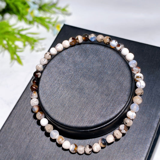 4mm Orca Agate Bracelet Crystal Healing Bulk Wholesale