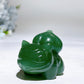 1.1"-1.6" Green Aventurine Bulbasaur Carving Crystal Healing Bulk Wholesale
