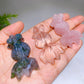 2.1" Natural Gemstone Golden Fish Carving Crystal Healing Bulk Wholesale