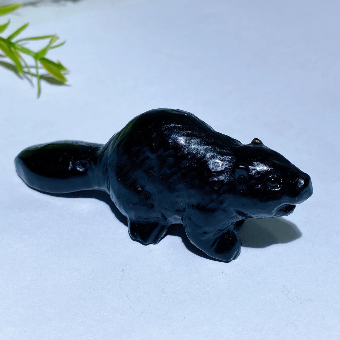 3.0" Natural Crystal Beaver Carving Crystal Healing Bulk Wholesale