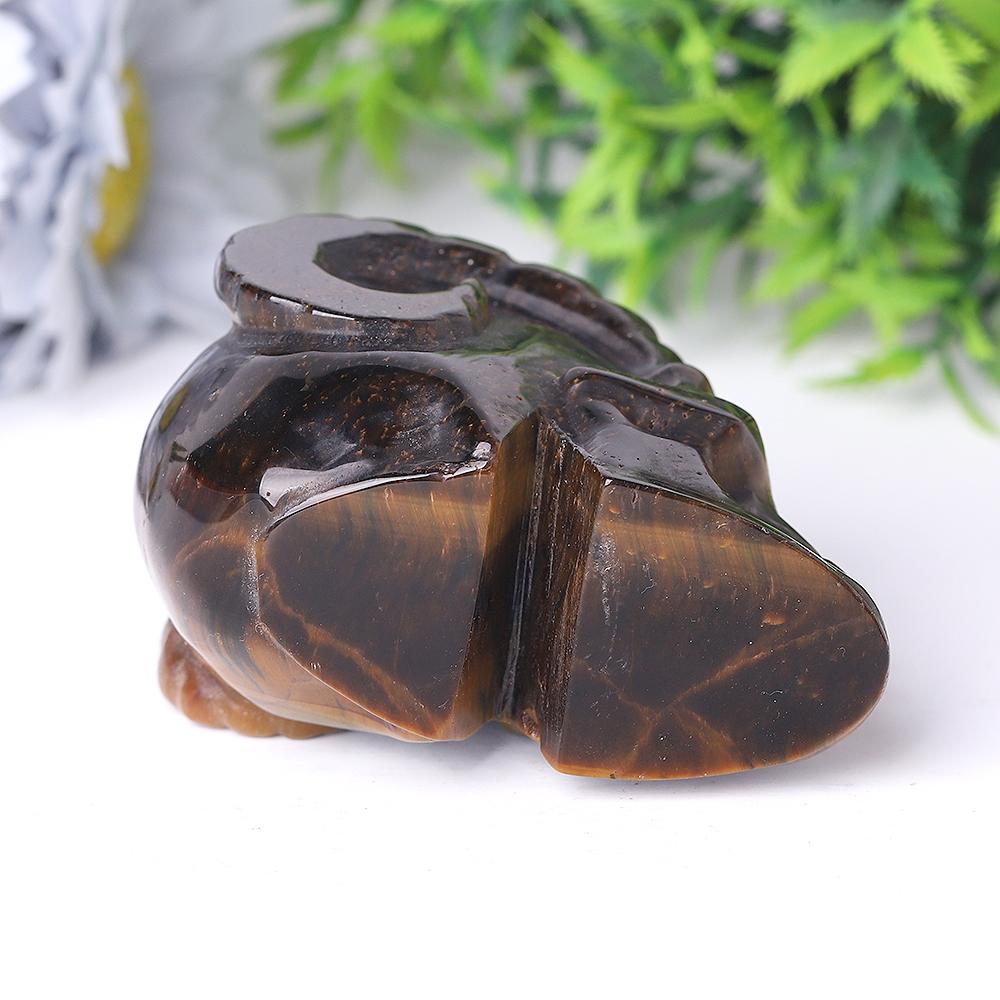 Tiger Eye Crystal Skull Carvings Crystal wholesale suppliers