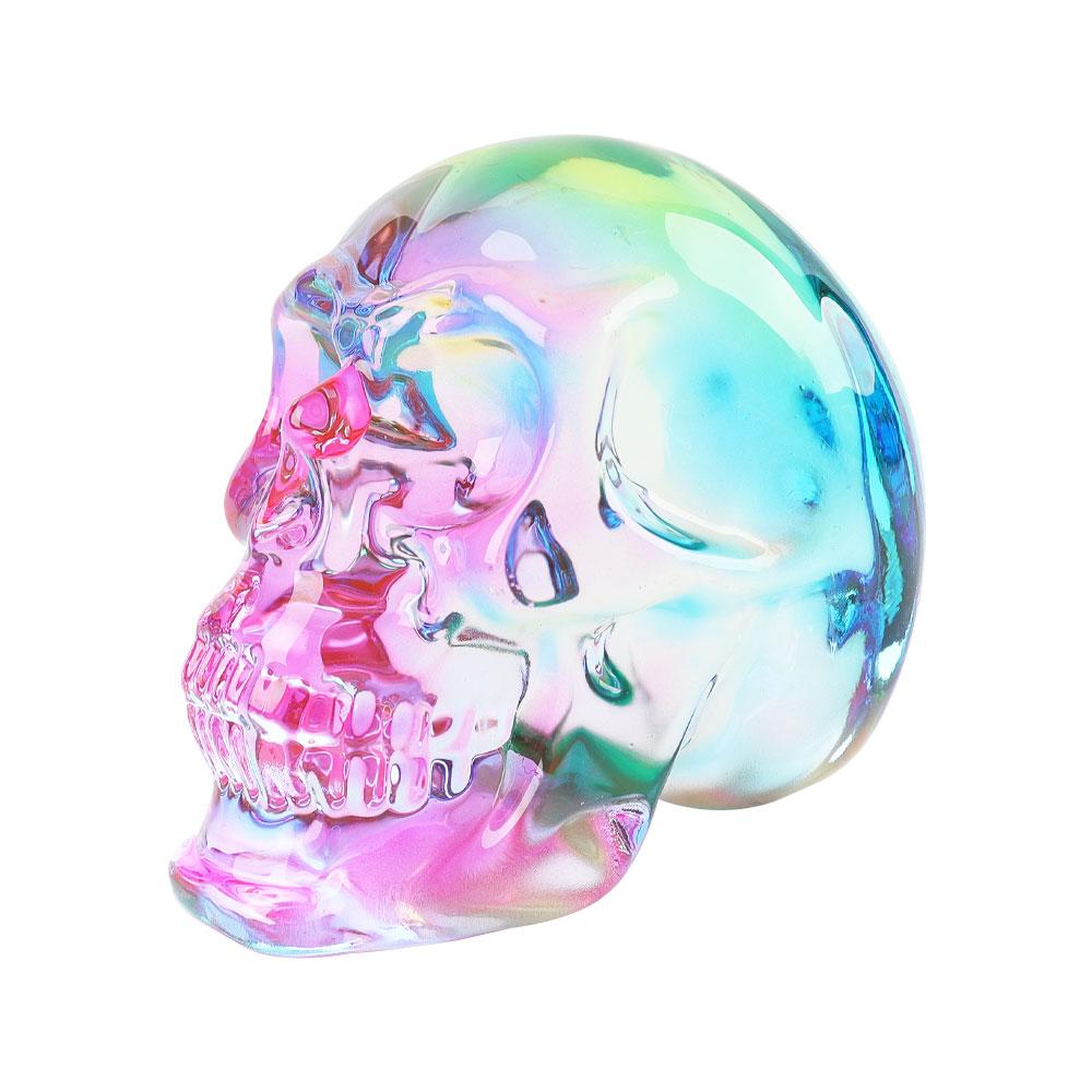 Aura Crystal Rainbow Skull Carving on Discount Crystal wholesale suppliers