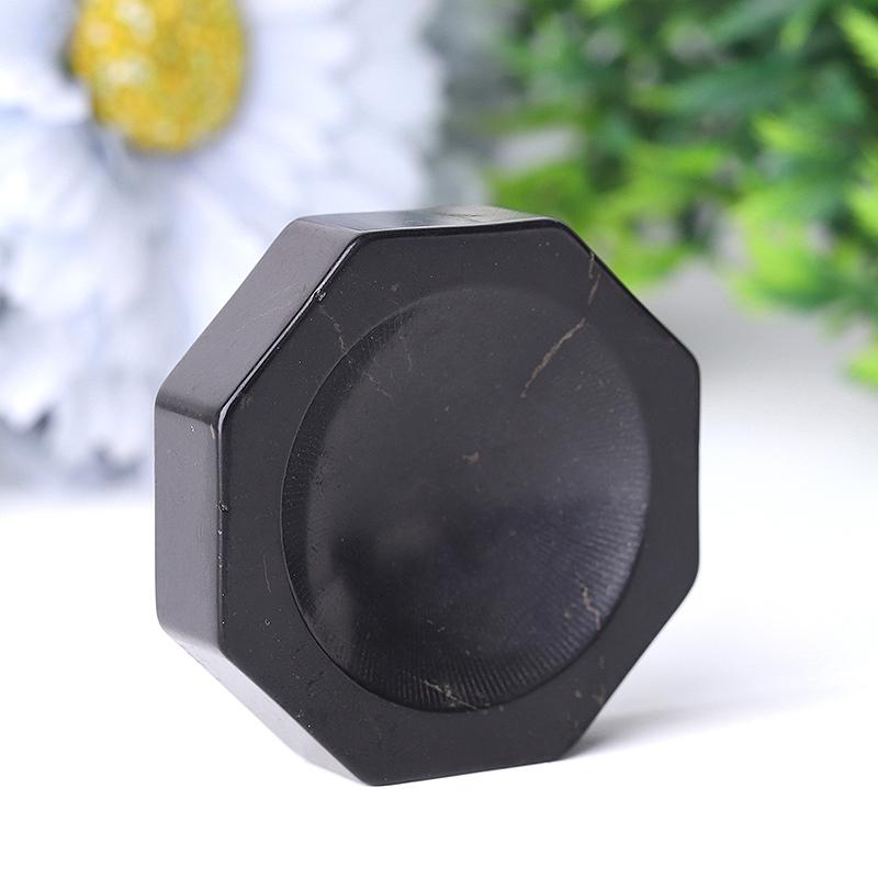 2" Shungite Sphere Holder-Octagon