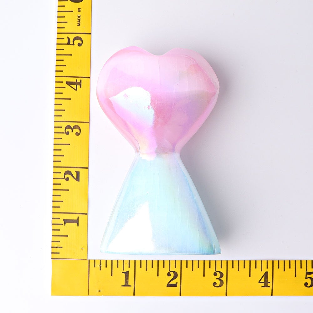 4.2" Selenite Aura Angel Crystal Heart Tower Crystal wholesale suppliers