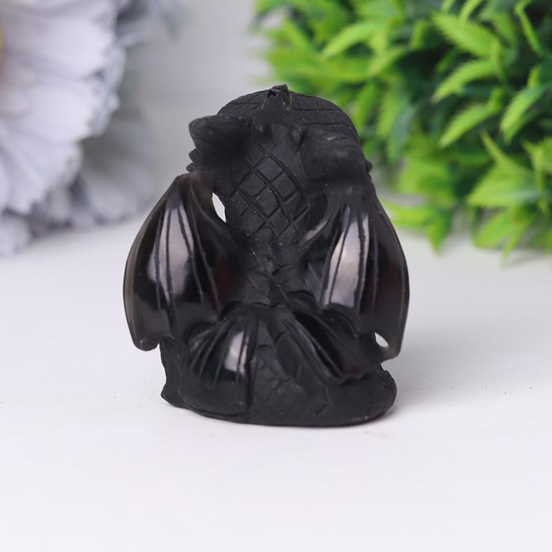 Black Obsidian Toothless Crystal Carvings Crystal wholesale suppliers